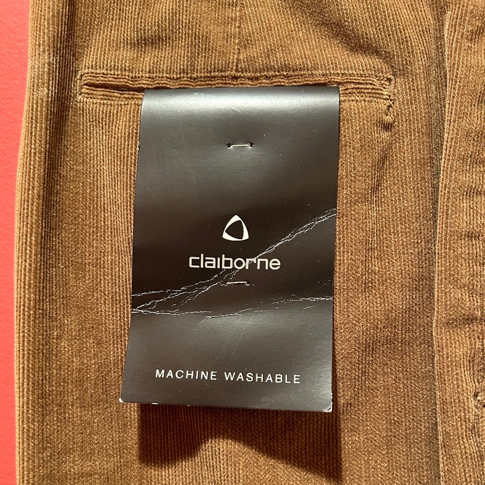Claiborne Corduroy Brown Pants W36 L30